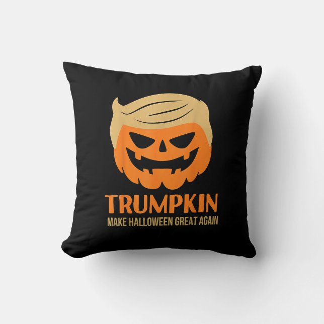 Trumpkin Make Halloween Great Again Cushion (Front)