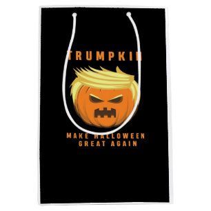 Trumpkin Make Halloween Great Again Fitted Medium Gift Bag