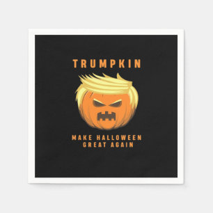 Trumpkin Make Halloween Great Again Fitted Napkin