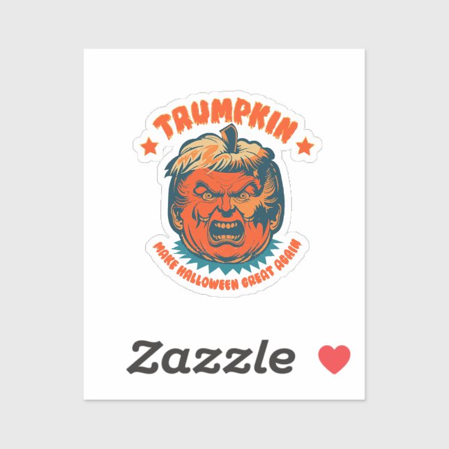 trumpkin make halloween great again funny (Sheet)