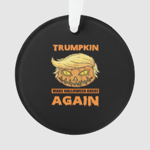 Trumpkin Make Halloween Great Again Funny Classic Ornament