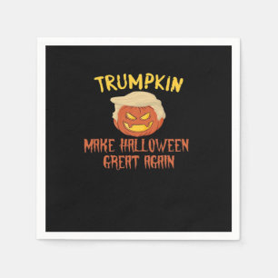 Trumpkin Make Halloween Great Again – Funny Costum Napkin