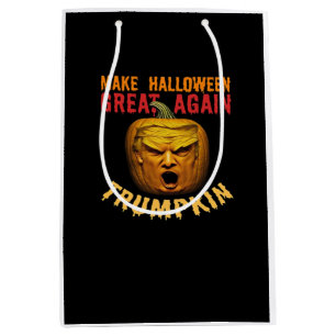 Trumpkin Make Halloween Great Again – Funny Donald Medium Gift Bag