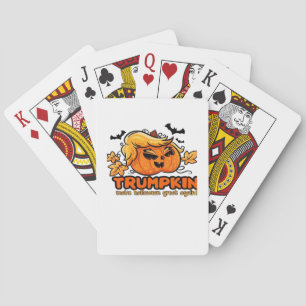 Trumpkin - Make Halloween Great Again! - Funny Hal Playing Cards