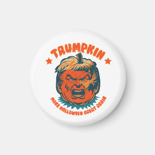 trumpkin make halloween great again funny magnet