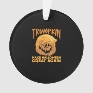 Trumpkin Make Halloween Great Again Funny Politica Ornament