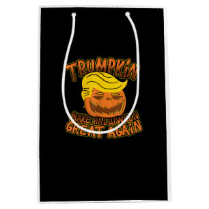 Trumpkin Make Halloween Great Again Funny Politics Medium Gift Bag