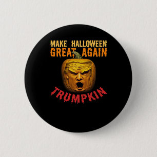 Trumpkin Make Halloween Great Again – Funny Pumpki 6 Cm Round Badge
