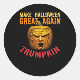 Trumpkin Make Halloween Great Again – Funny Pumpki Classic Round Sticker
