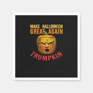 Trumpkin Make Halloween Great Again – Funny Pumpki Napkin