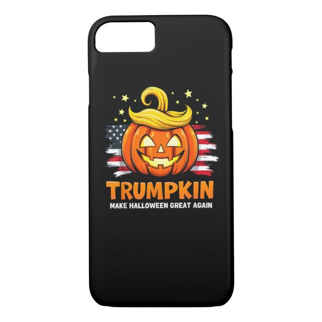 Trumpkin Make Halloween Great Again Funny Pumpkin Case-Mate iPhone Case (Back)