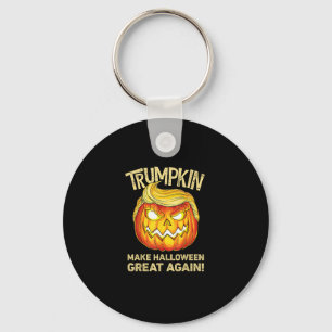 Trumpkin Make Halloween Great Again Funny Pumpkin  Key Ring