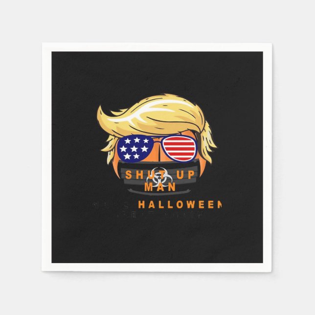 Trumpkin Make Halloween Great Again Gift Classic Napkin (Front)