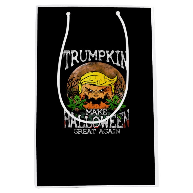 Trumpkin Make Halloween Great Again Gift Medium Gift Bag (Front)