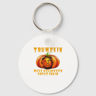 Trumpkin Make Halloween Great Again Graphic Funny  Key Ring