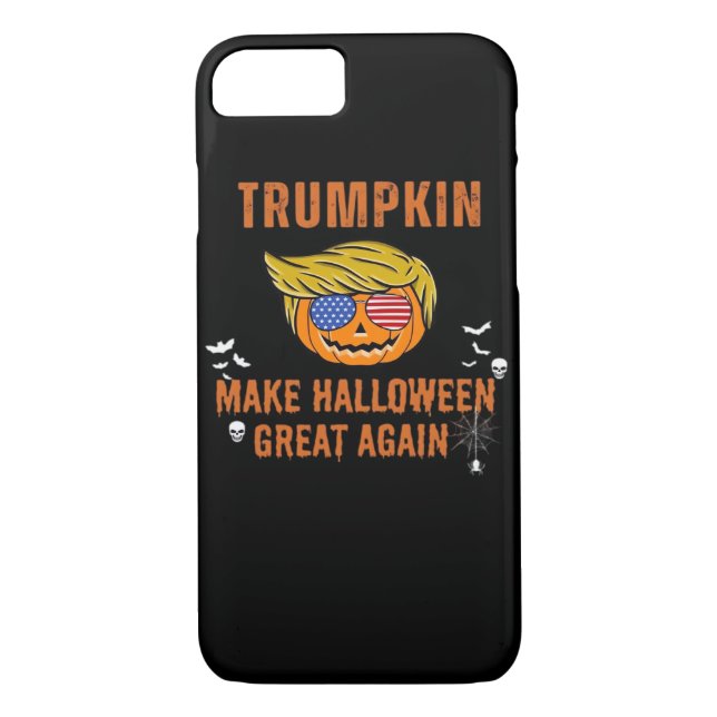 Trumpkin Make Halloween Great Again,  Halloween Pu Case-Mate iPhone Case (Back)