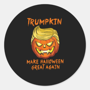 Trumpkin Make Halloween Great Again Jack O Lantern Classic Round Sticker