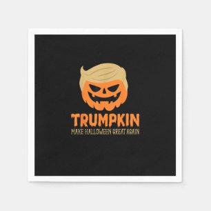 Trumpkin Make Halloween Great Again Jack O Lantern Napkin