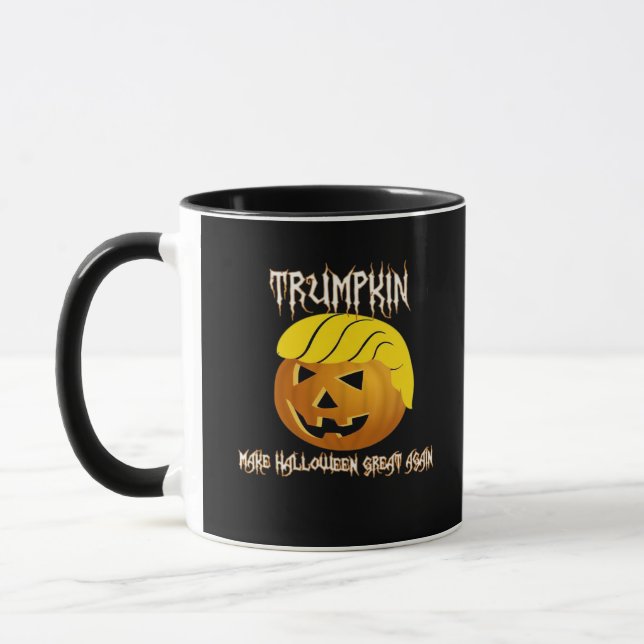 Trumpkin Make Halloween Great Again  Mug (Left)