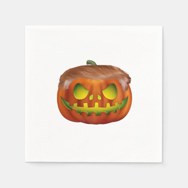 Trumpkin – Make Halloween Great Again Napkin (Front)