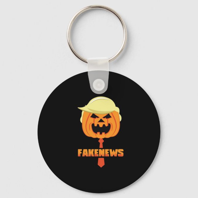 Trumpkin Make Halloween Great Again - News Classic Key Ring (Front)