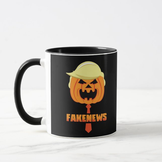 Trumpkin Make Halloween Great Again - News Classic Mug (Left)