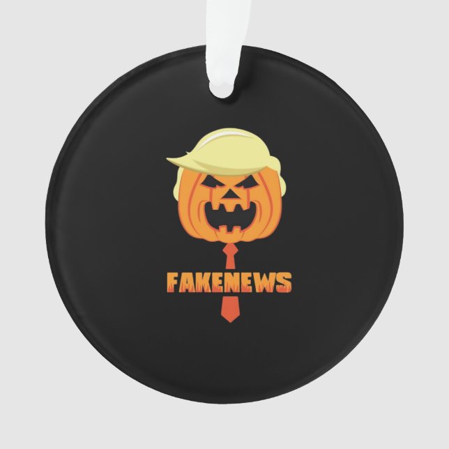 Trumpkin Make Halloween Great Again - News Classic Ornament (Front)
