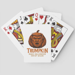 Trumpkin... Make Halloween Great Again Playing Cards