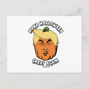 Trumpkin - Make Halloween Great Again Postcard