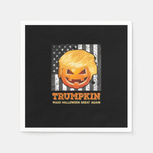 Trumpkin Make Halloween Great Again President  Pum Napkin