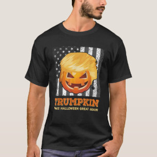 Trumpkin Make Halloween Great Again President Trum T-Shirt