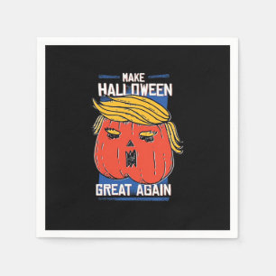 Trumpkin Make Halloween Great Again Pumpkin Napkin