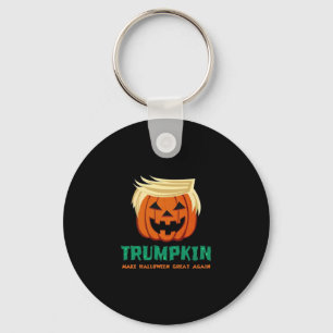 Trumpkin Make Halloween Great Again Quote Key Ring