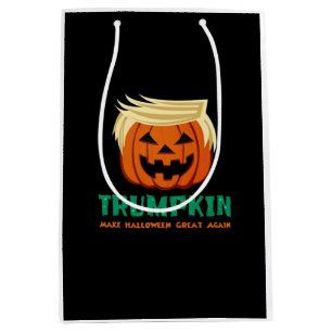 Trumpkin Make Halloween Great Again Quote Medium Gift Bag