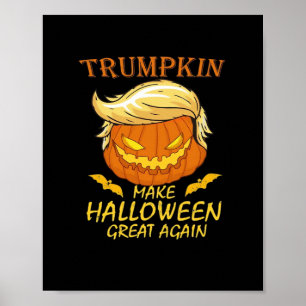 Trumpkin Make Halloween Great Again – Retro Pumpki Poster