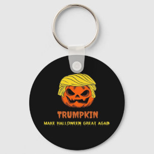Trumpkin Make Halloween Great Again Short Funny Ha Key Ring
