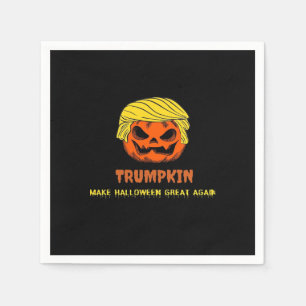Trumpkin Make Halloween Great Again Short Funny Ha Napkin