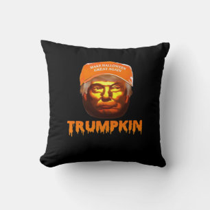Trumpkin Make Halloween Great Again Sloth Cushion