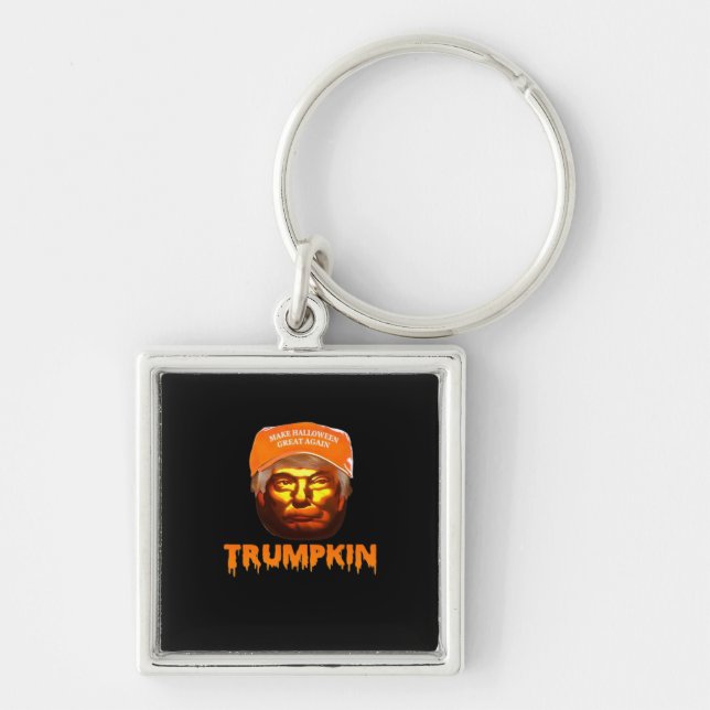 Trumpkin Make Halloween Great Again Sloth Key Ring (Front)