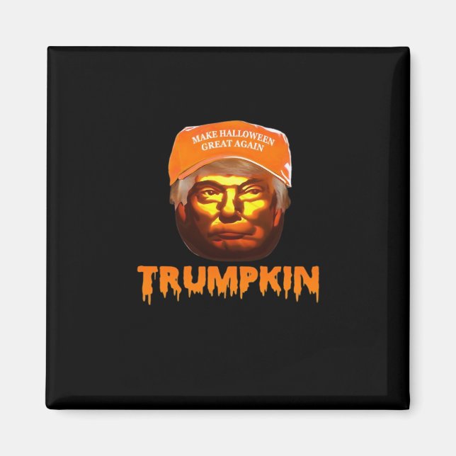Trumpkin Make Halloween Great Again Sloth Magnet (Front)