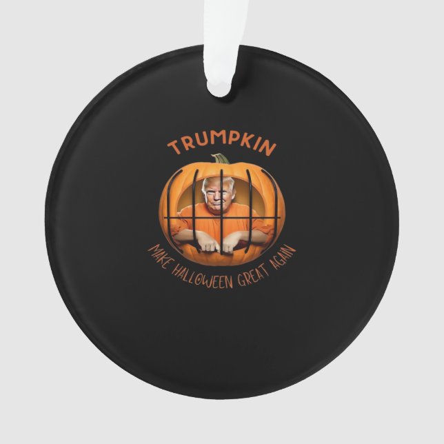 Trumpkin Make Halloween Great Again – Sloth Mask  Ornament (Front)