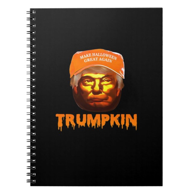 Trumpkin Make Halloween Great Again Sloth Notebook (Front)
