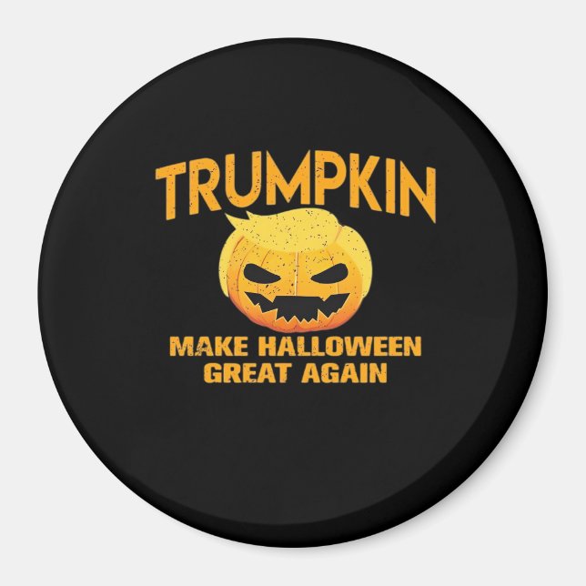 Trumpkin Make Halloween Great Again – Sloth Parody Magnet (Front)