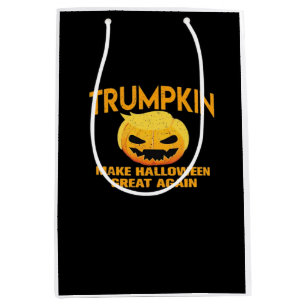Trumpkin Make Halloween Great Again – Sloth Parody Medium Gift Bag