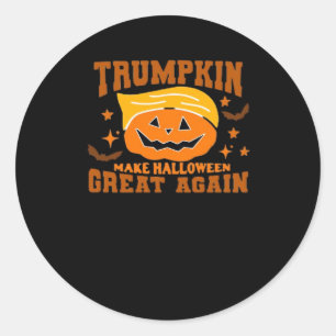 Trumpkin Make Halloween Great Again – Spooky Polit Classic Round Sticker
