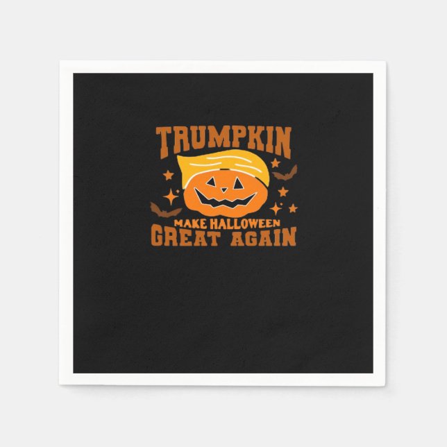Trumpkin Make Halloween Great Again – Spooky Polit Napkin (Front)