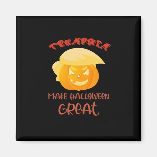 Trumpkin Make Halloween Great Classic Magnet (Front)