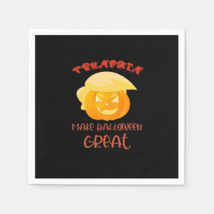 Trumpkin Make Halloween Great Classic Napkin