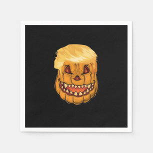 Trumpkin Make Halloween Horror Again Classic Napkin