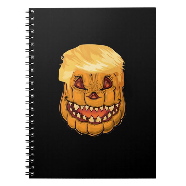 Trumpkin Make Halloween Horror Again Classic Notebook (Front)